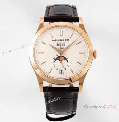 PPF Patek Philippe Complications Annual Calendar Rose Gold Watch Superclone